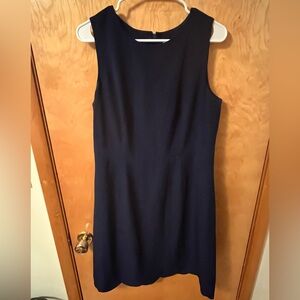 Elegant Navy Blue Sleeveless Dress Size 10